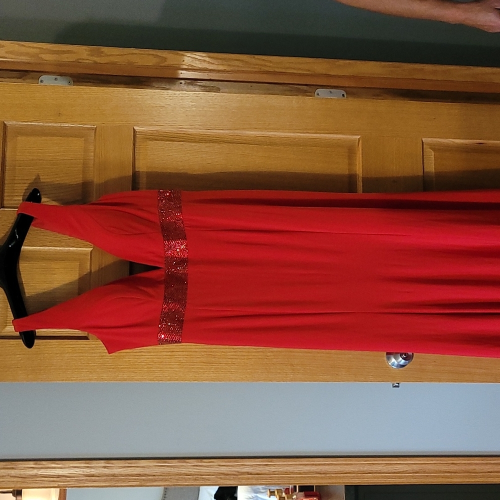 Formal red dress